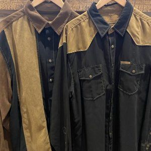 2 Legendary Whitetail Micro suede Shirts Size XL